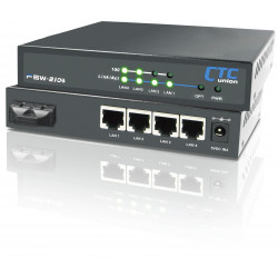 1G Un-gemanagte Fiber CPE Switche und Converter von CTC Union
