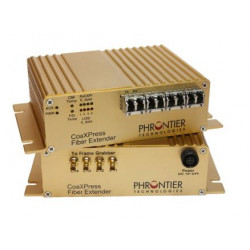 Phrontier PHORTE - Kompakte Glasfaserübertragung für CoaXPress Geräte